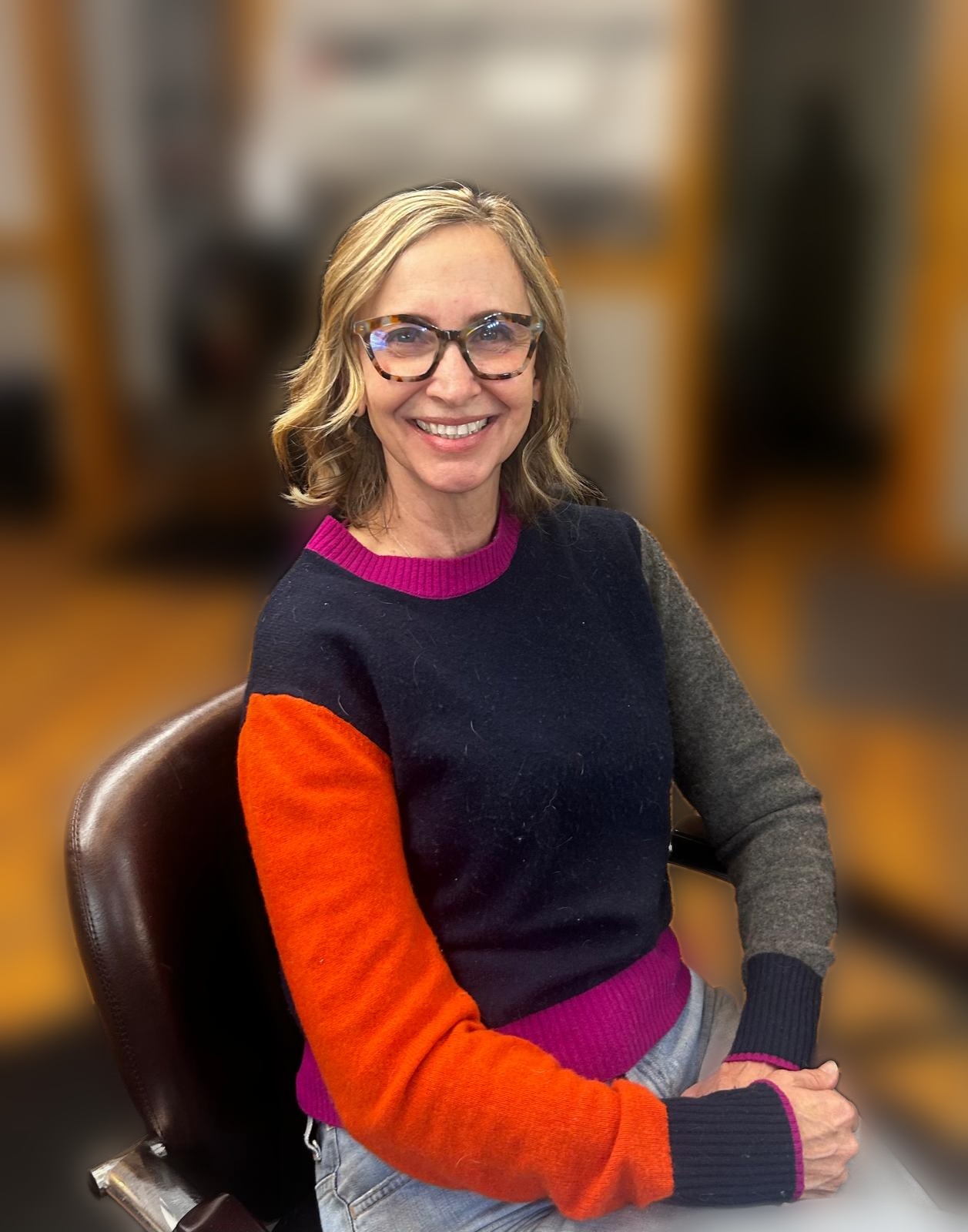 Client before topper — fine, thin hair