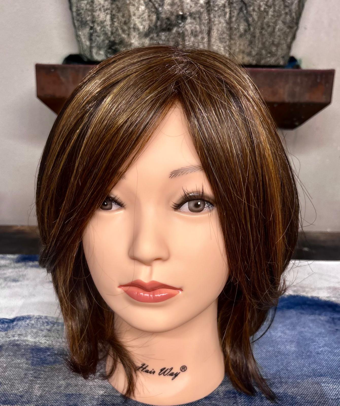 Brunette bob wig
